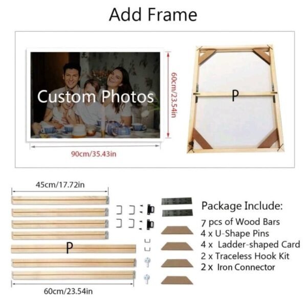 DIY Custom Photo Frame Kit ( this size is 30cm * 40cm )