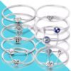 Elegant Silver Charm Bracelets