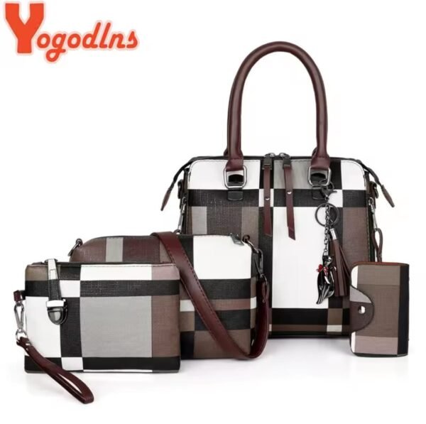 Plaid Handbag Sets