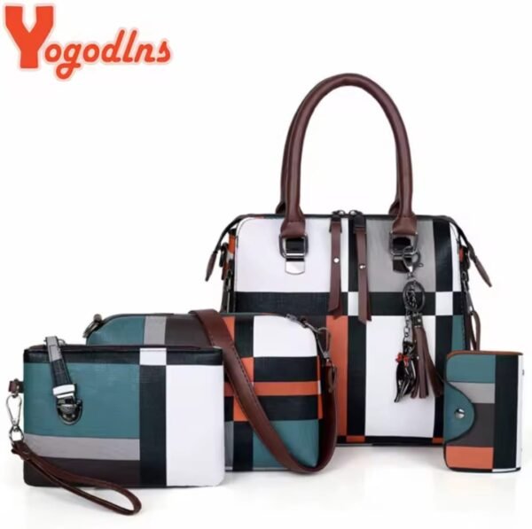 Plaid Handbag Sets