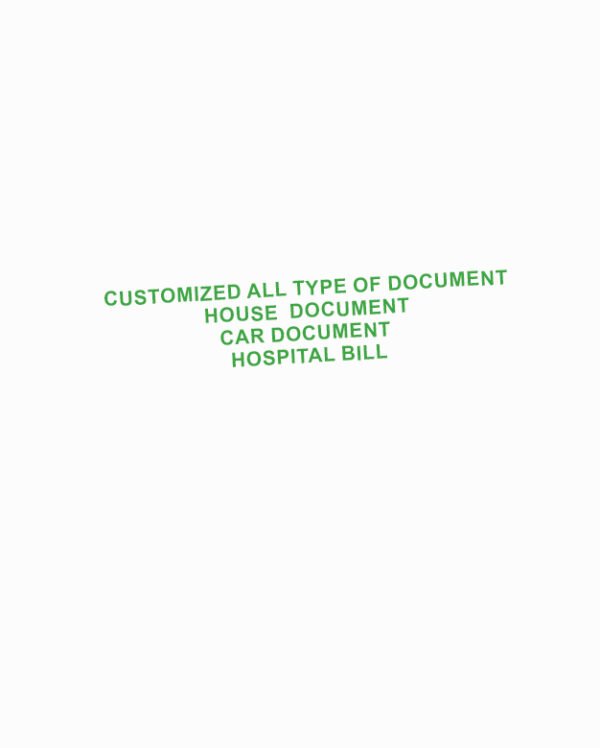 Customized Letter Or Document Content | House document,