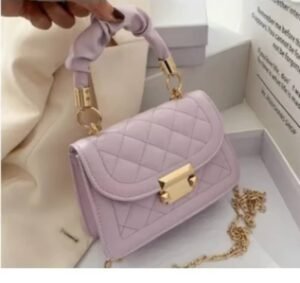 White Quilted Handbag