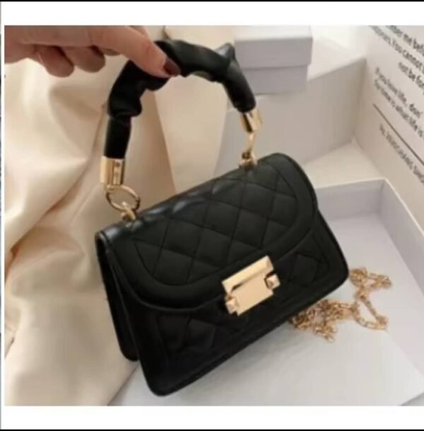 White Quilted Handbag
