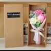 Preserved red rose flower