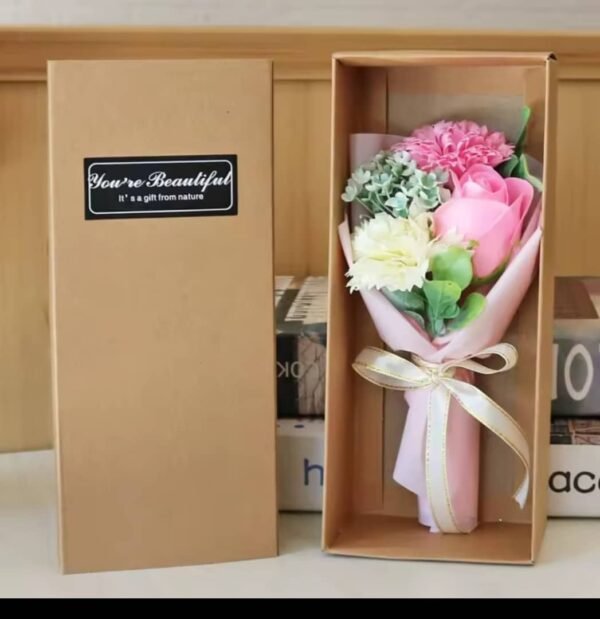 Preserved red rose flower