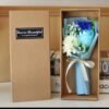 Preserved red rose flower