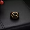 Illuminati ring available in gold and silver (2-10days delivery)