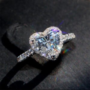 Heart-shaped Diamond Ring