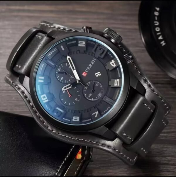 new watches CURREN Luxury Brand Men Watch Leather Strap Fashion Quartz-