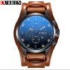 new watches CURREN Luxury Brand Men Watch Leather Strap Fashion Quartz-
