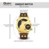 Oulm Dual Dial Wristwatch