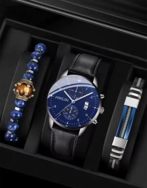 Hikun Wristwatch and Bracelet Set