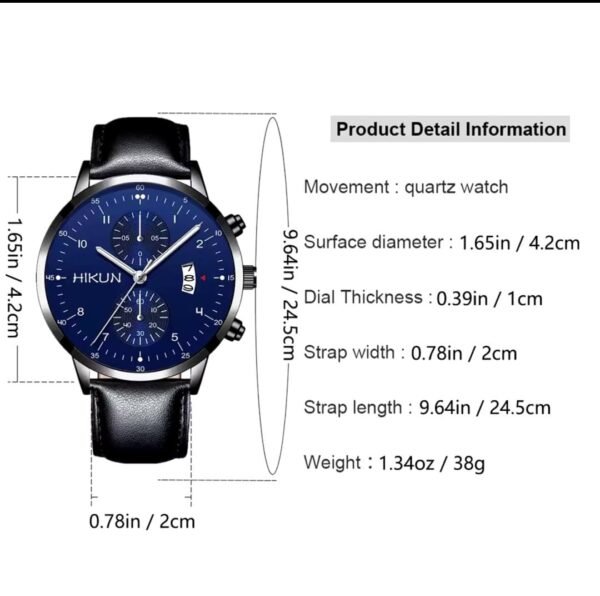 Hikun Wristwatch and Bracelet Set