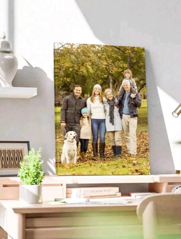 Custom Printed Photo (30cm*40cm) is the actual size of the frame