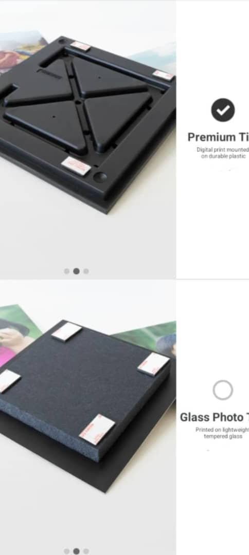 High-Quality Layered Prints frame ( comes with either plastic or glass )