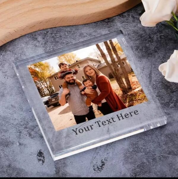 Personalized Crystal Photo Frame