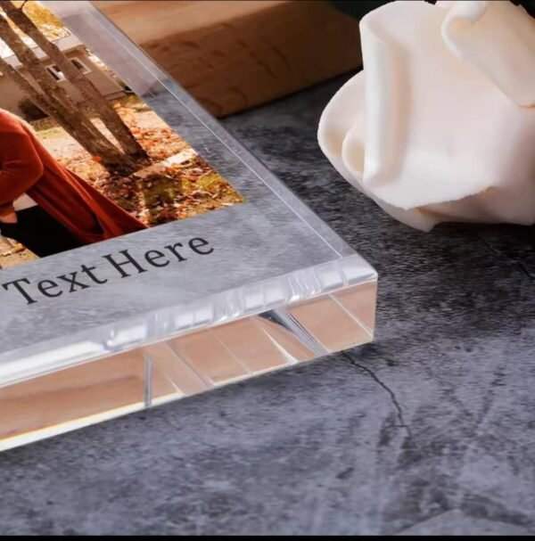 Personalized Crystal Photo Frame