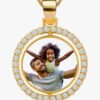 Custom Gold Photo Pendant (with your customized photo)