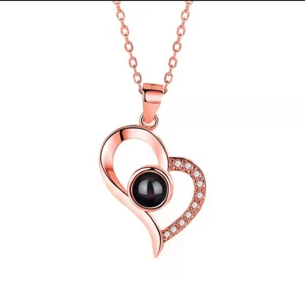 Heart Pendant Necklace with your photo