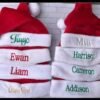 Personalized Christmas Santa Hats