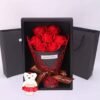 Artificial Rose Bouquet with Teddy Bear