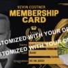 Customized plastic Membership Card