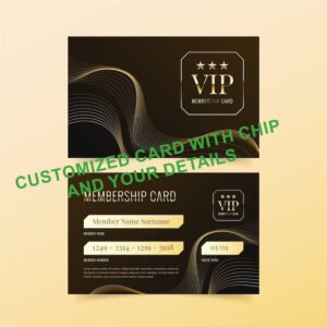 VIP Membership plastic Card
