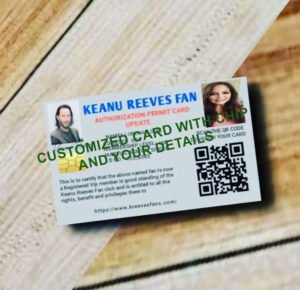 Fan card Authorization Card
