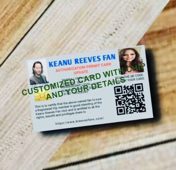Fan card Authorization Card