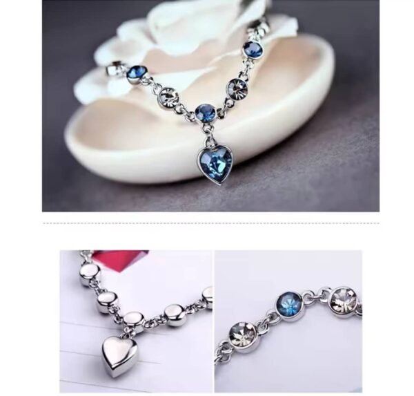 Elegant Blue Gemstone Bracelet