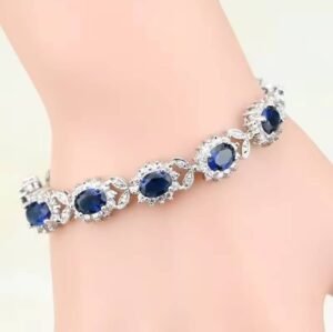 Sapphire and Diamond Bracelet